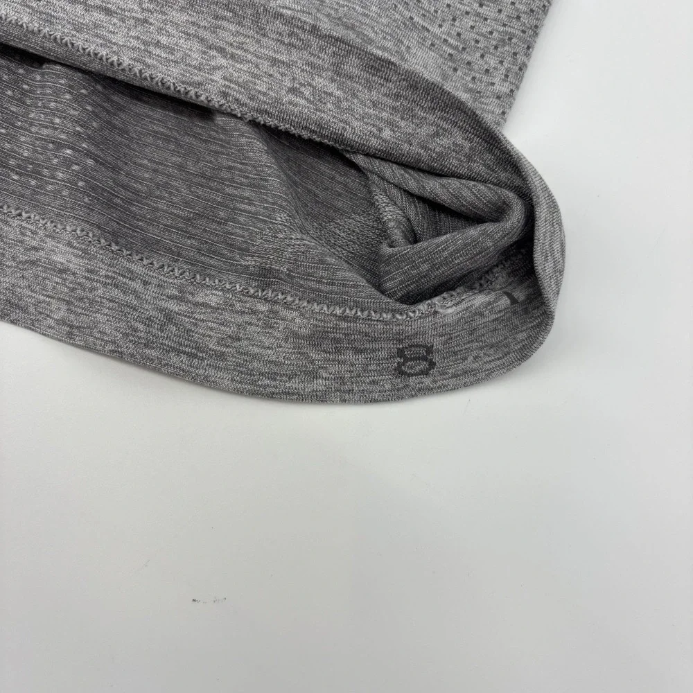 Lululemon Women's Swiftly Tech Racerback Tank Top Knit Vented Gray Size 8 - Picture 4 of 6